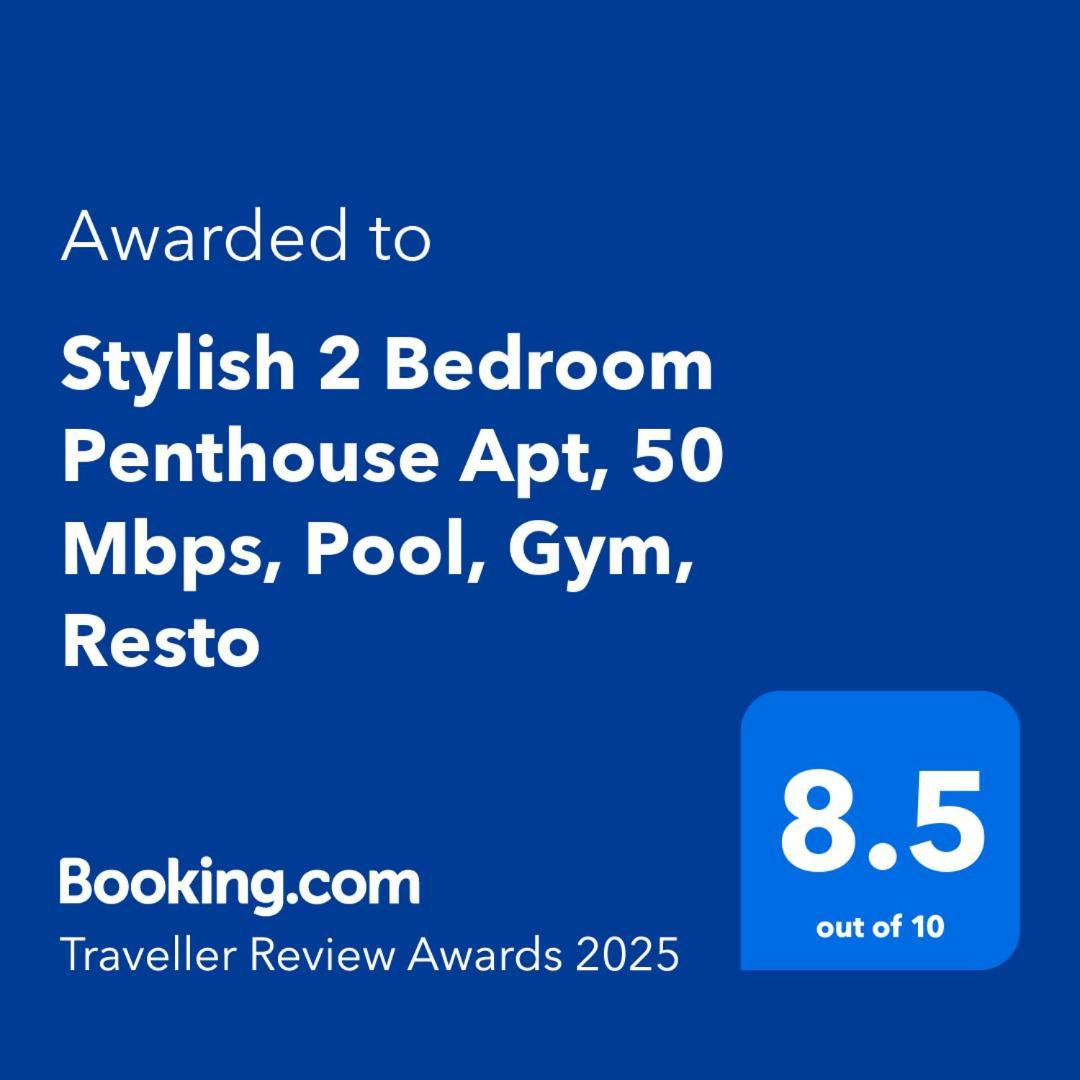 Stylish 2 Bedroom Penthouse Apt, Newly Refreshed, 50 Mbps, Pool, Gym, Resto Kuta Lombok Eksteriør bilde